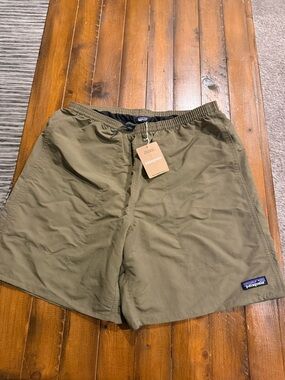Patagonia Olive Men's Drawstring Shorts